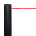 Tube noir mat du poteau de délimitation avec cordon élastique TELNALINE