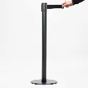 Poteau de guidage sangle 3m – Base plate 15 kg – Finition colorée